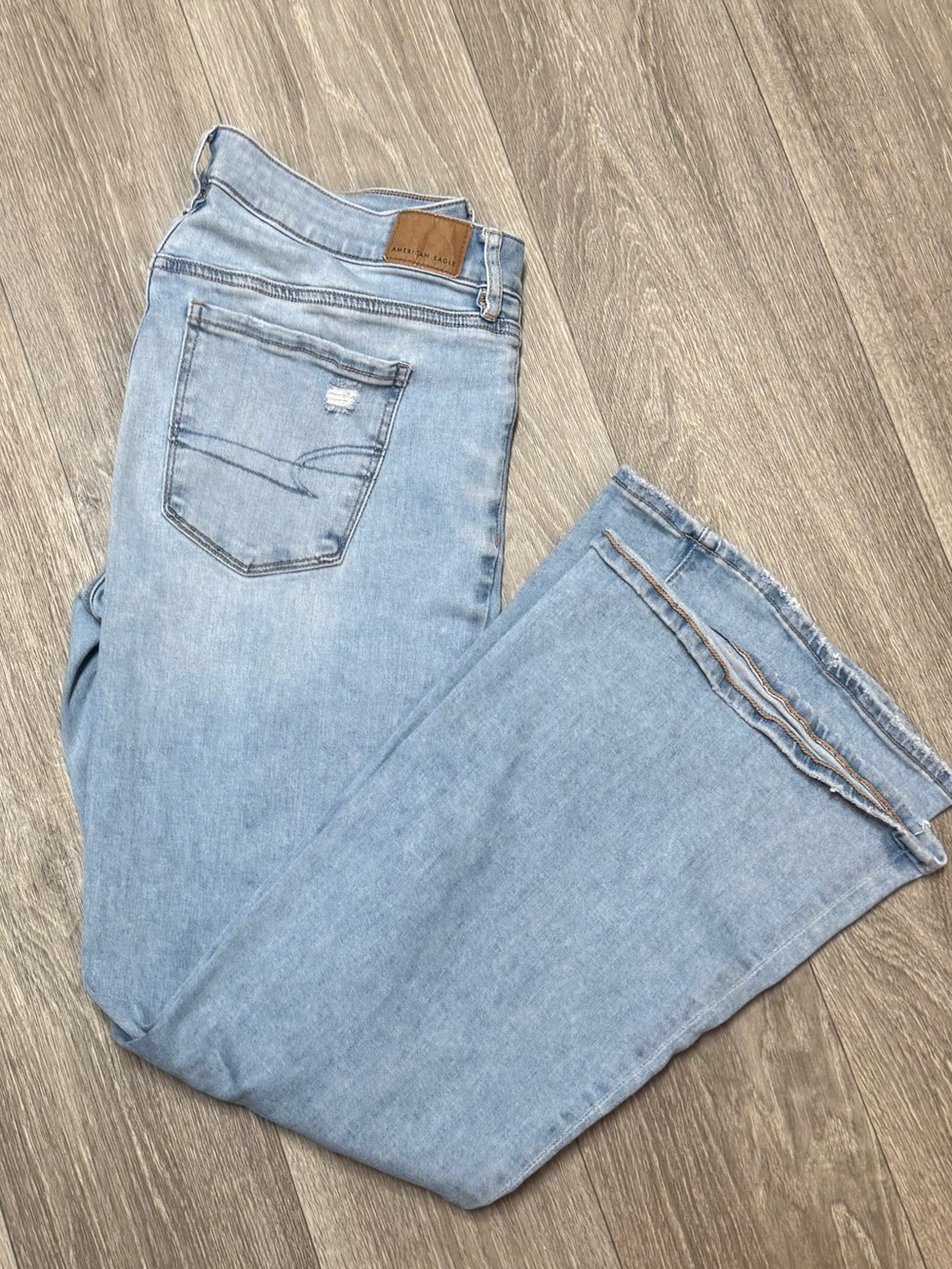 American Eagle Low Rise Flare Jeans